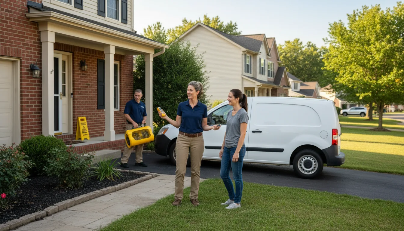 Water restoration image for Water Damage & Restoration Services in Raleigh, ND